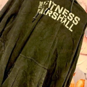 Acid wash fitness Marshall hoodie